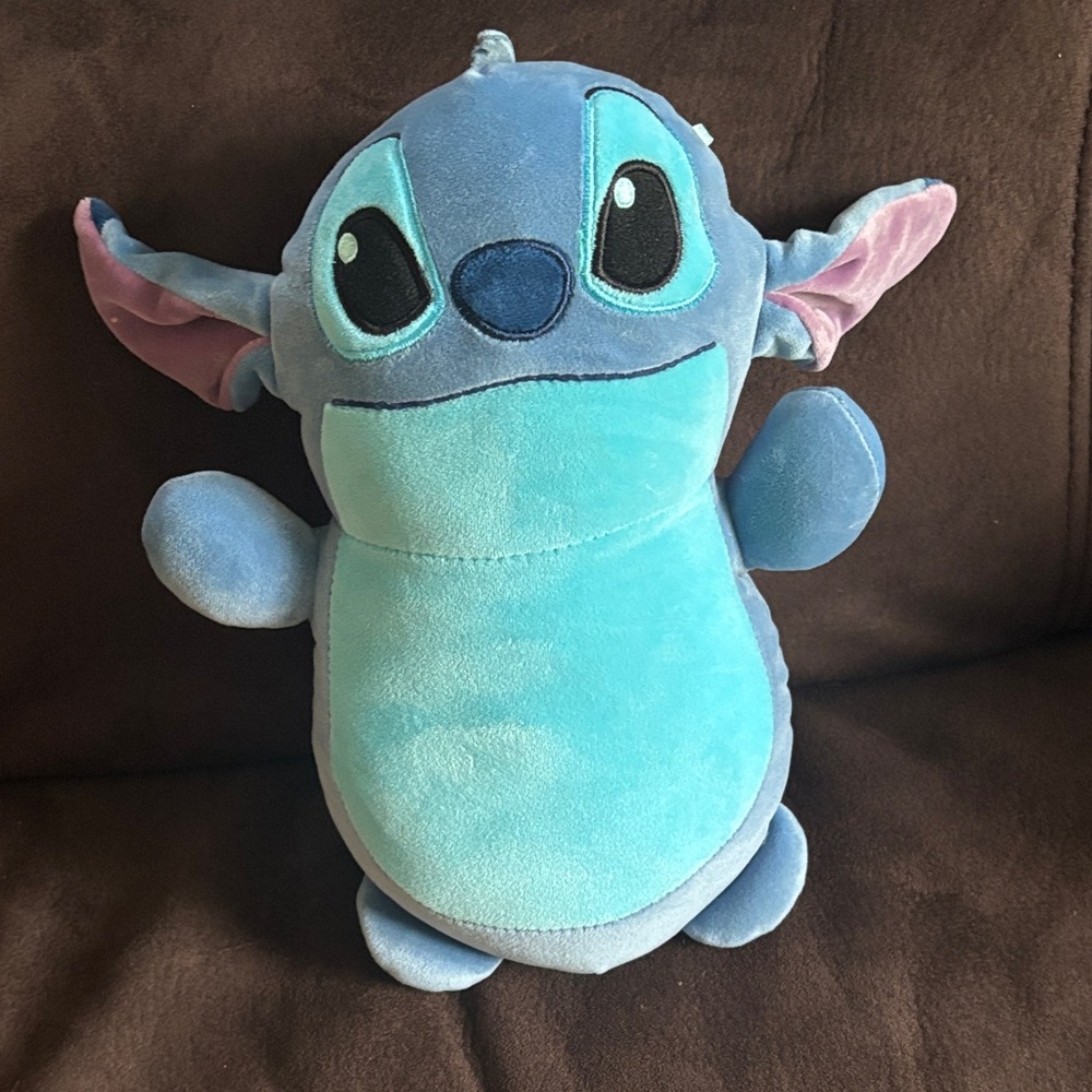 Disney Blue and Pink Stitch Stuffed Animal